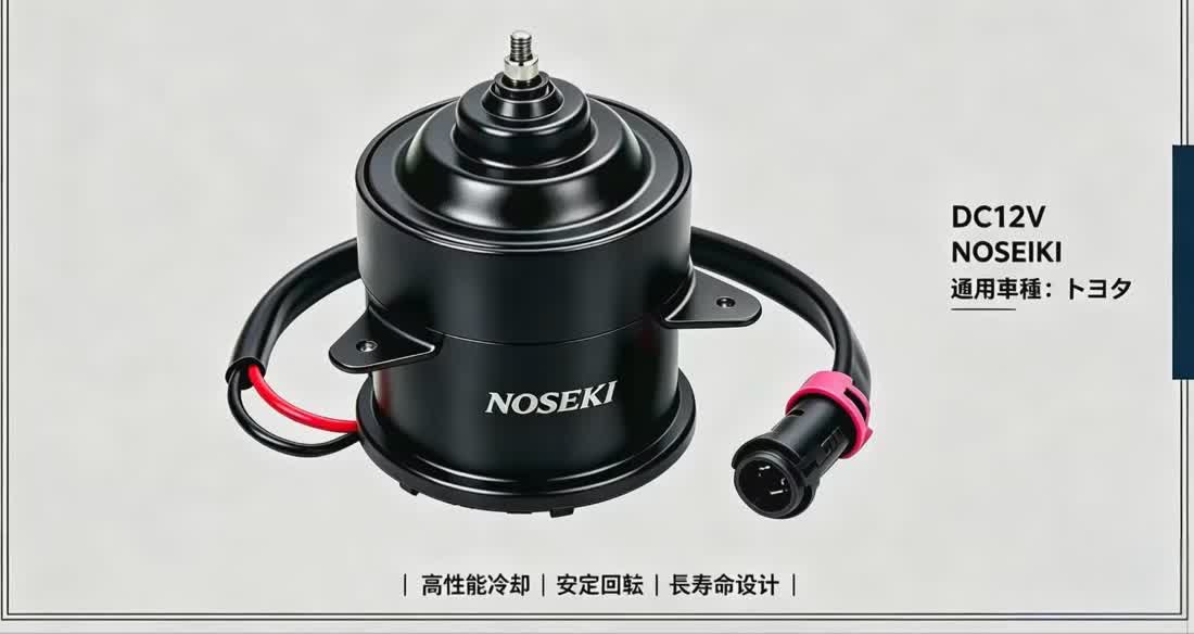 柱形散熱風扇電機